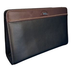 Handbag small leather small travel bag many compartments crocodile  hardware